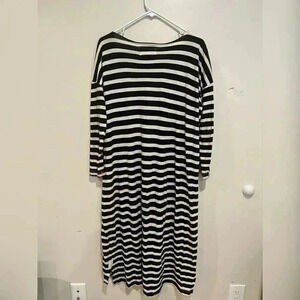 theGREAT cotton black and white striped dress